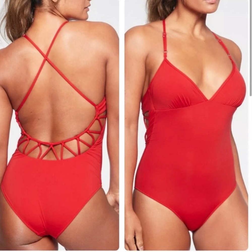 Athleta Kihei loop back onepiece swimsuit Large